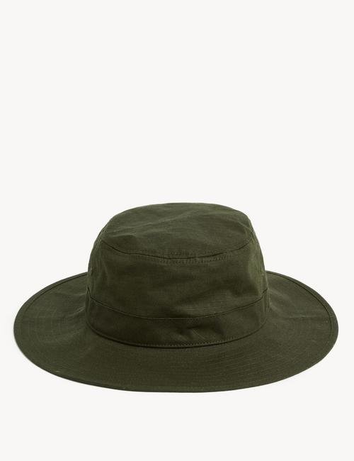 Haki Saf Pamuklu Stormwear™ Şapka