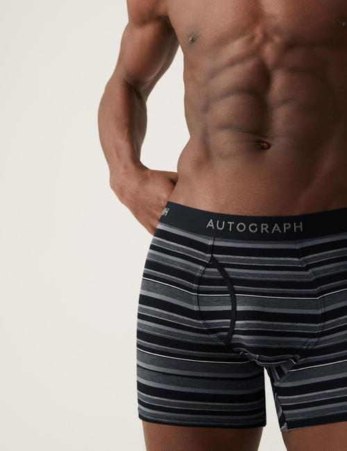 Siyah 3'lü Regular Fit Trunk Seti