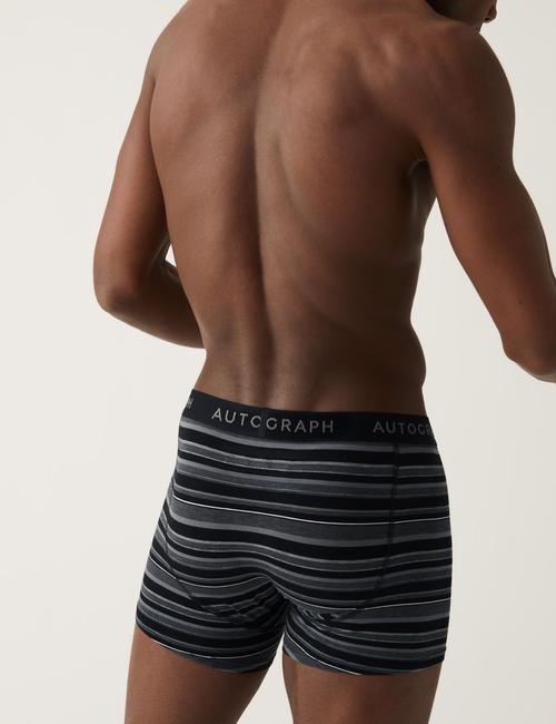 Siyah 3'lü Regular Fit Trunk Seti