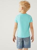 Erkek Çocuk Multi Renk Saf Pamuklu 3'lü Kısa Kollu T-Shirt (2-7 Yaş)