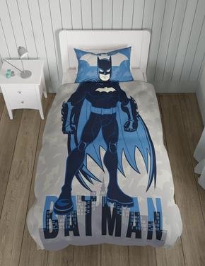 Ev Mavi Batman™ Çift Taraflı Nevresim Takımı