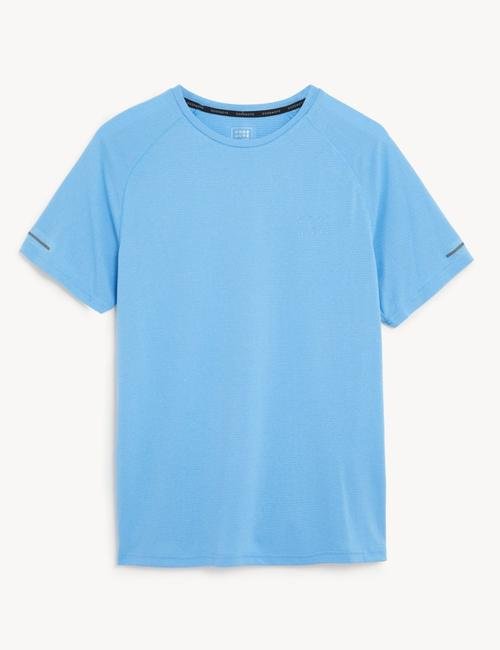 Mavi Slim Fit Kısa Kollu T-Shirt