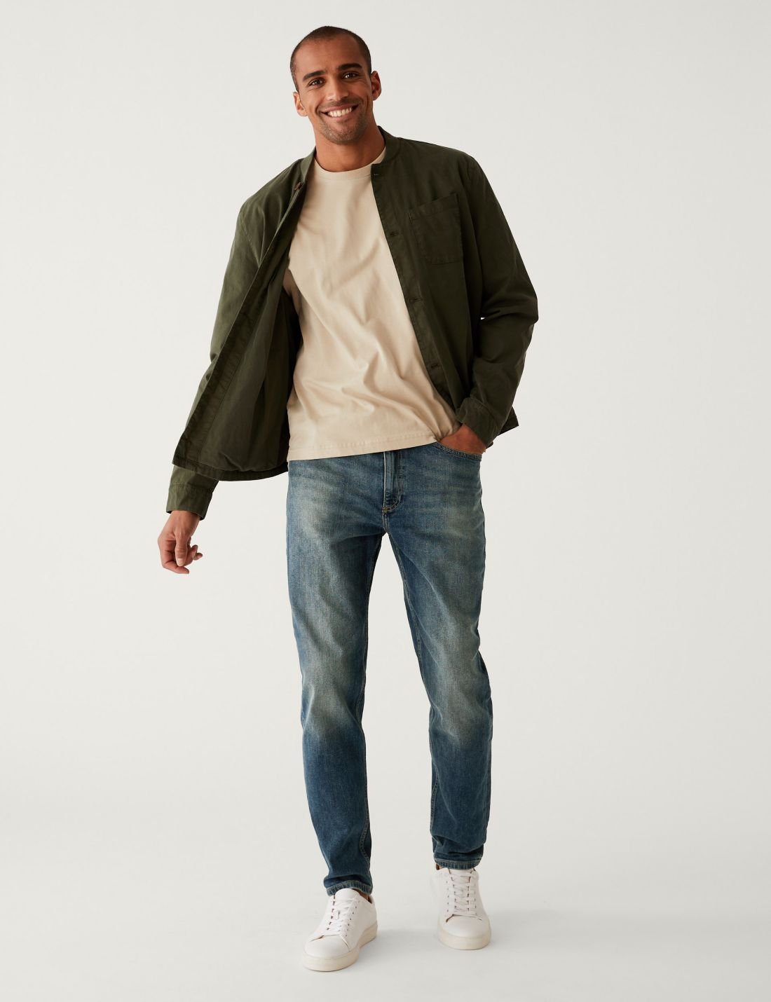 Tapered Fit Jean Pantolon