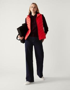 Kadın Kırmızı Stormwear™ Feather and Down Puffer Şişme Yelek