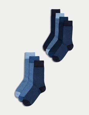 Erkek Mavi 7'li Cool & Fresh™ Çorap Seti