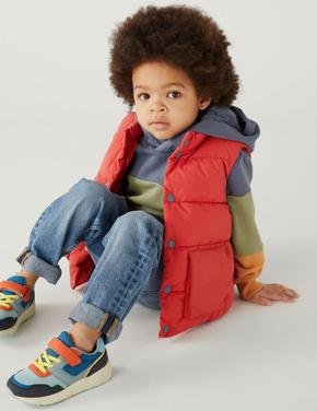 Erkek Çocuk Turuncu Stormwear™ Puffer Şişme Yelek (2-7 Yaş)