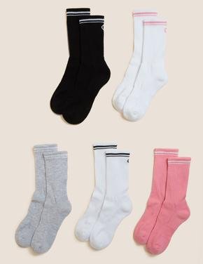 Kadın Pembe 5'li Freshfeet™ Spor Çorabı Seti