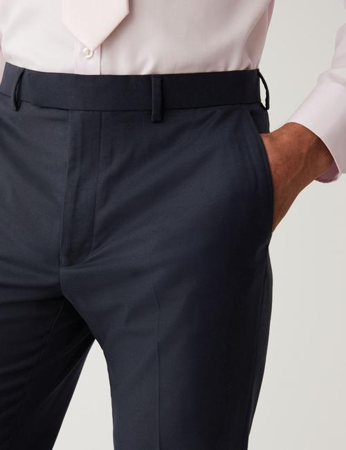 Lacivert Slim Fit Klasik Pantolon
