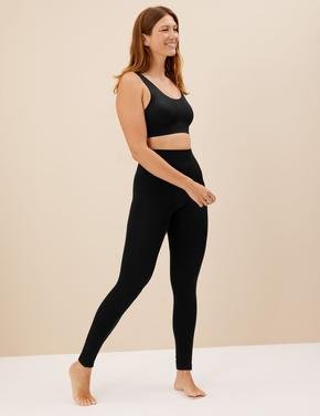 Kadın Siyah Cool Comfort™ Düşük Sıkılıkta Legging Tayt