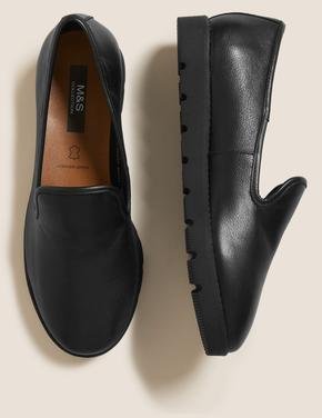 Kadın Siyah Regular Fit Klasik Deri Ayakkabı
