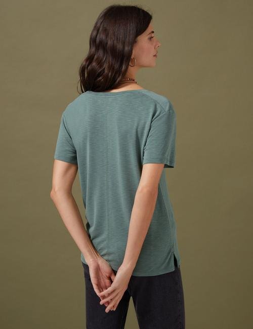 Yeşil Regular Fit Kısa Kollu T-Shirt
