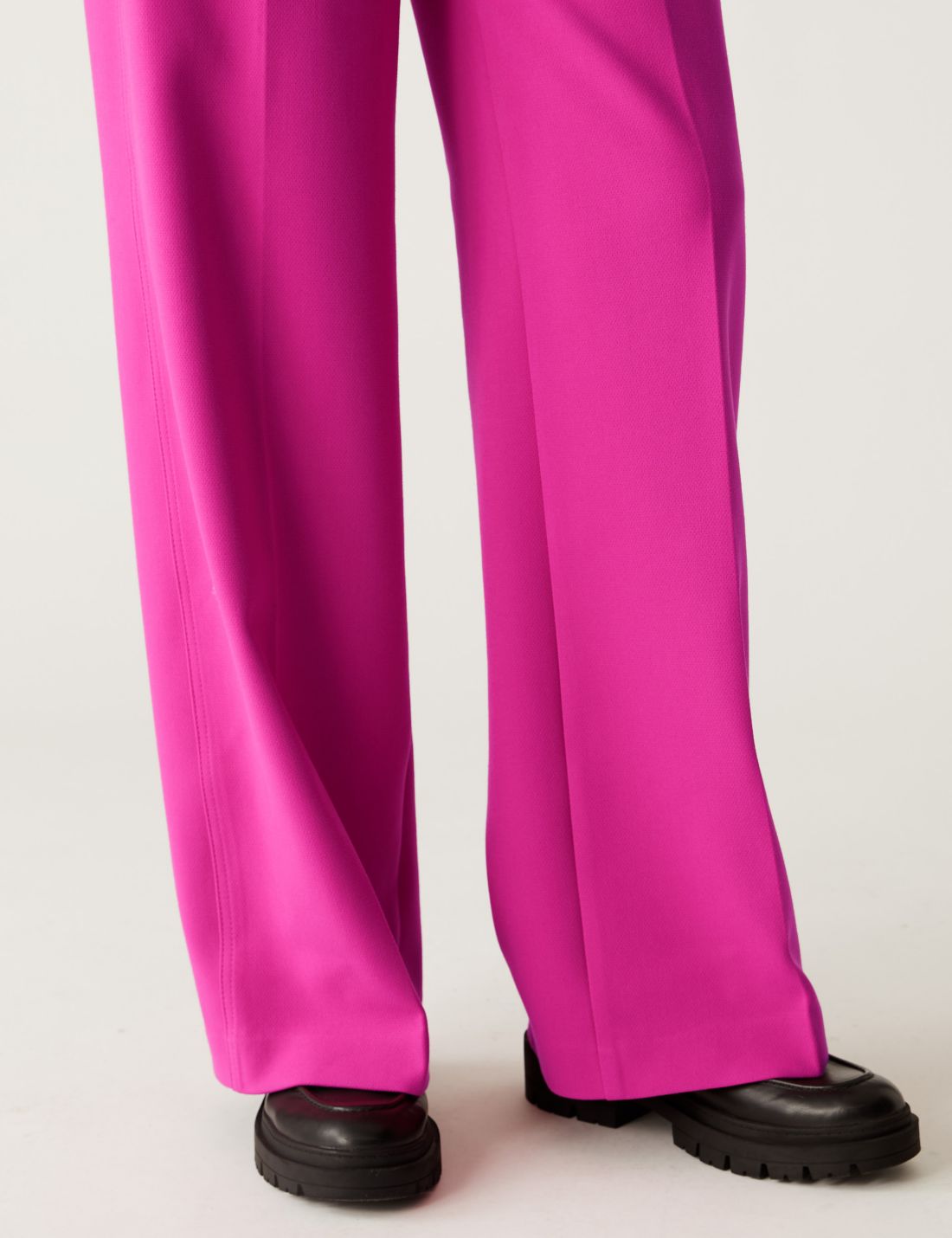 Yüksek Bel Wide Leg Pantolon