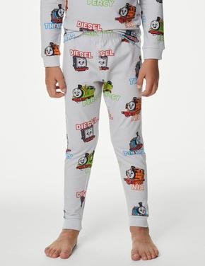 Çocuk Mavi Thomas & Friends™ Uzun Kollu Pijama Takımı (1-7 Yaş)