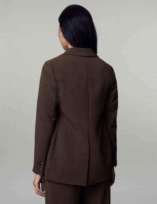 Kahverengi Tailored Fit Blazer Ceket