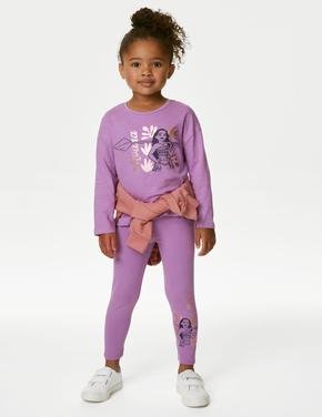 Kız Çocuk Multi Renk Saf Pamuklu 4'lü Disney Princess™ T-Shirt (2-7 Yaş)