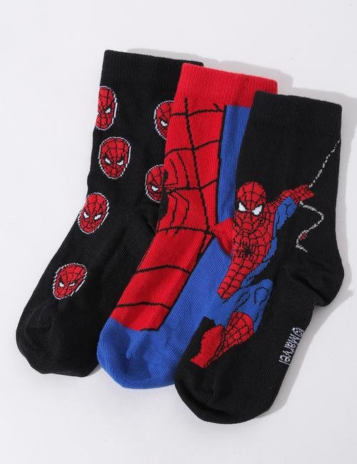 Kırmızı 3'lü Spider-Man™ Çorap