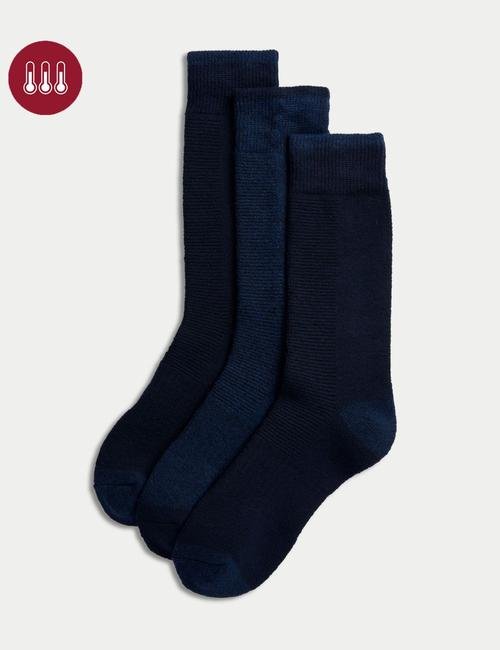 Lacivert 3'lü Heatgen™ Termal Çorap Seti