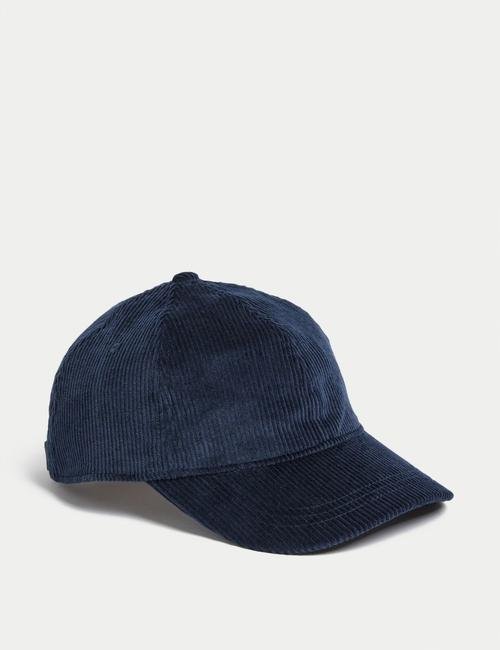 Lacivert Regular Fit Kadife Şapka