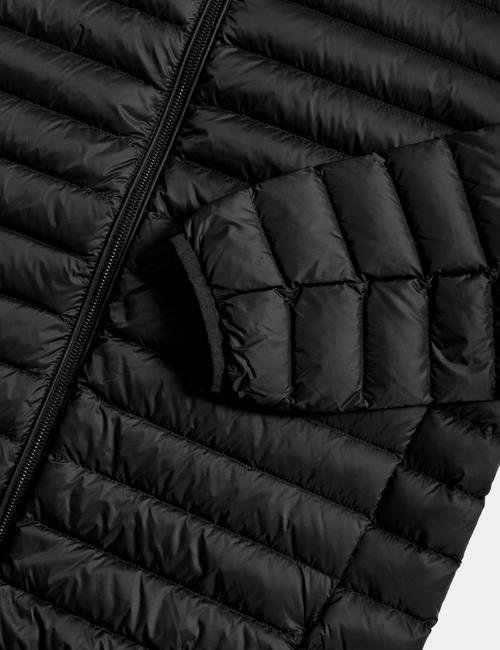 Siyah Stormwear™ Feather and Down Kapüşonlu Puffer Şişme Mont