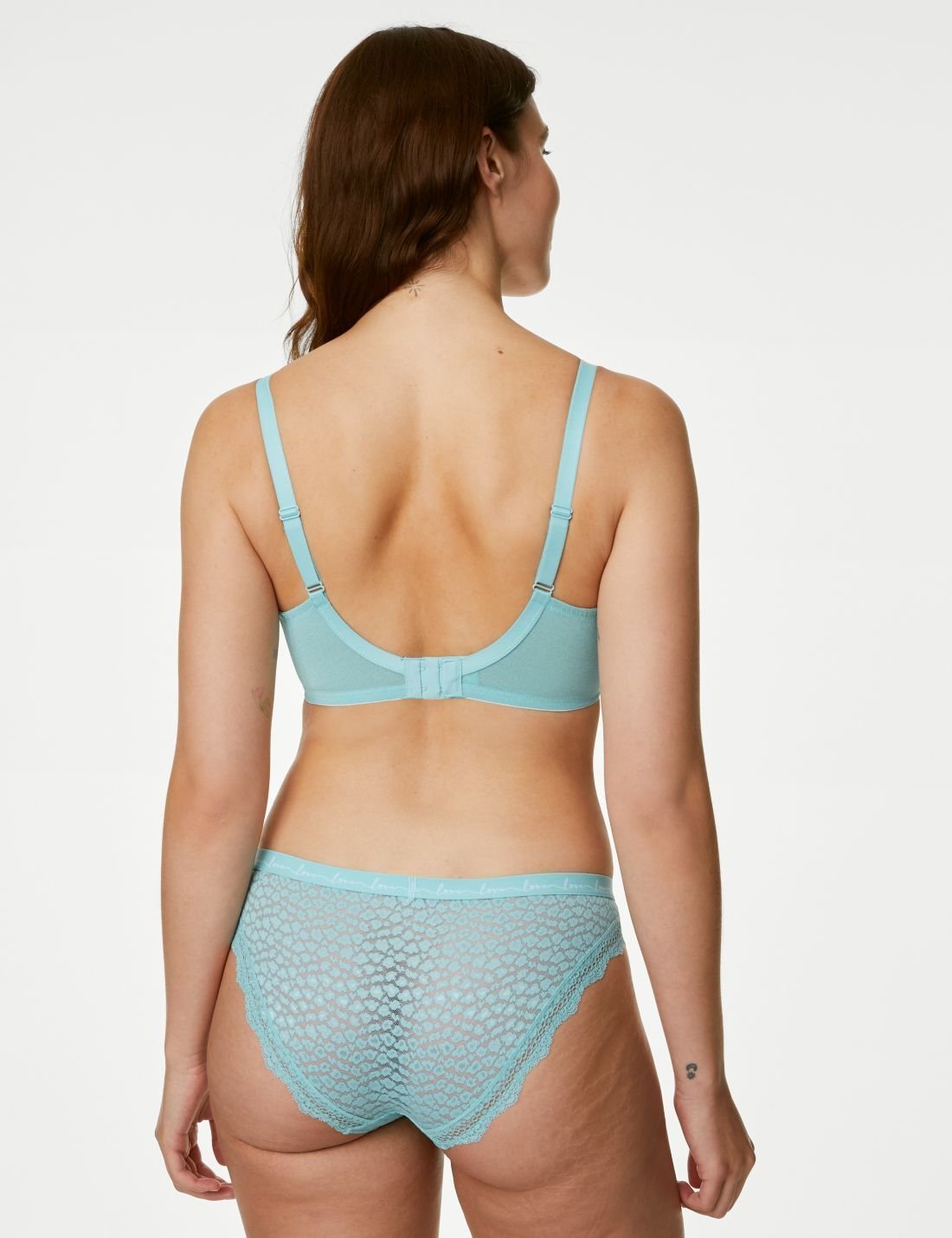 3'lü Dantel Detaylı Bikini Külot Seti