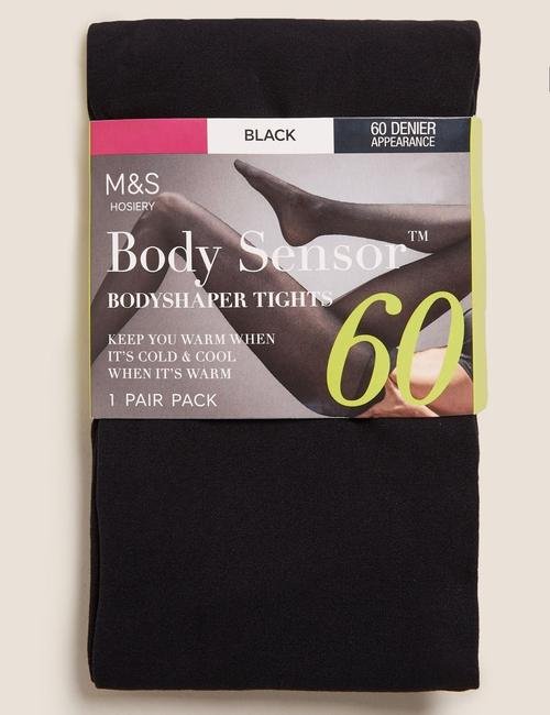Siyah 60 Denye Secret Slimming™ Opak Külotlu Çorap