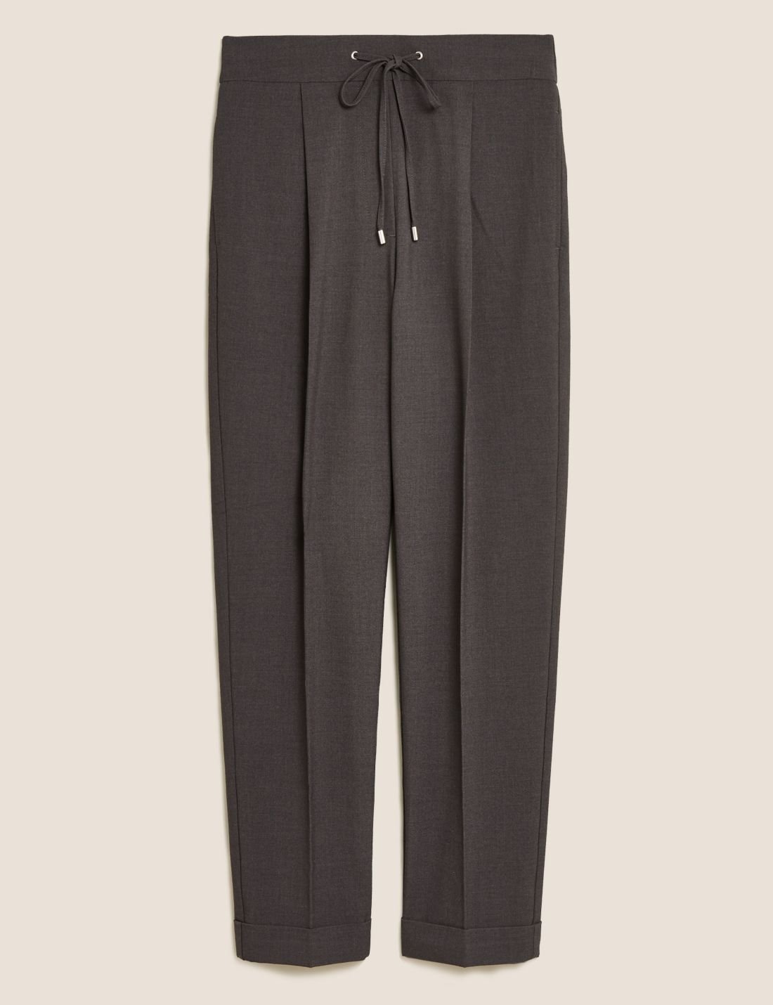 Tapered Fit Kemer Detaylı Pantolon
