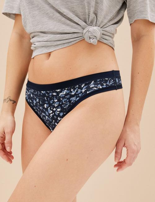 Gri 3'lü Flexifit™ Tanga Külot Seti