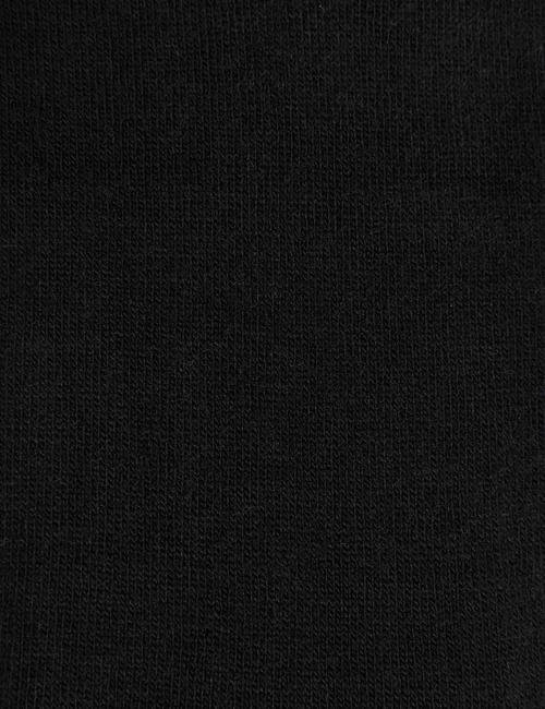 Siyah Yumuşak Dokulu 100 Denye Opak Külotlu Çorap
