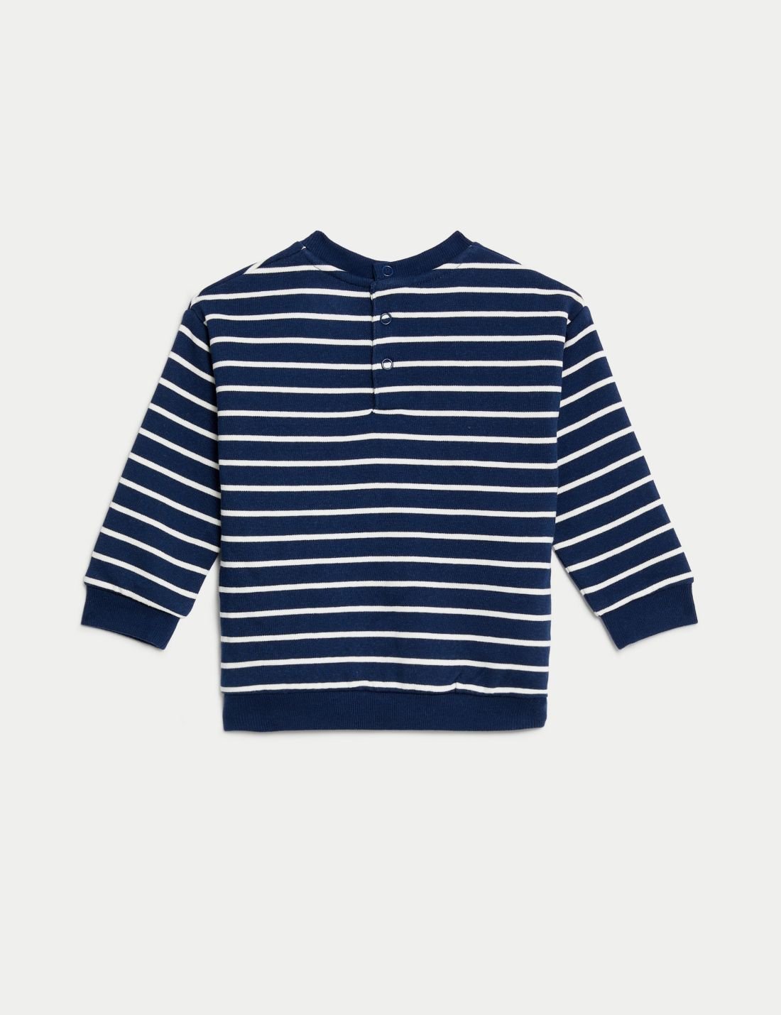 Tavşan Desenli Yuvarlak Yaka Sweatshirt (0-3 Yaş)
