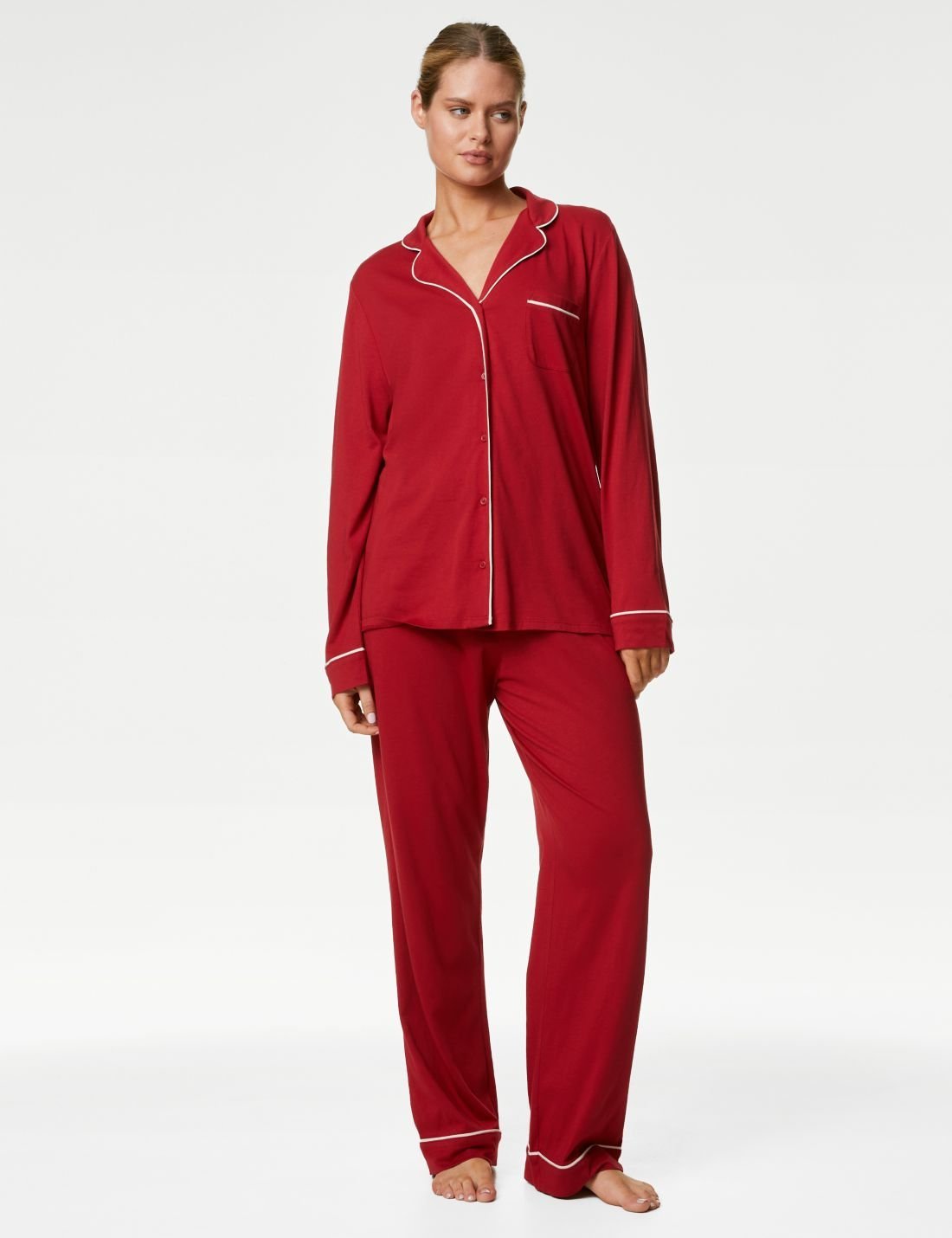 Cool Comfort™ Uzun Kollu Pijama Takımı