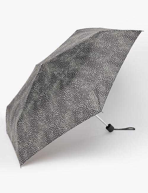Siyah Mix Desenli Kompakt Şemsiye (Stormwear™ teknolojisi ile)