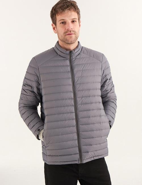 Gri Stormwear™ Feather and Down Puffer Şişme Mont