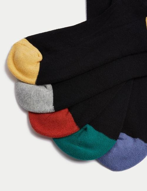 Siyah Mix 5'li Cool & Fresh™ Çorap Seti