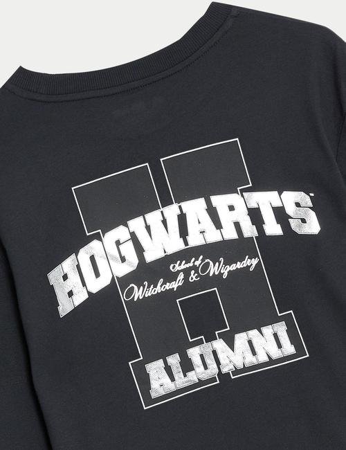 Gri Saf Pamuklu Harry Potter™ T-Shirt (6-16 Yaş)