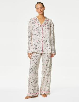Dream Satin™ Puantiye Desenli Pijama Takımı