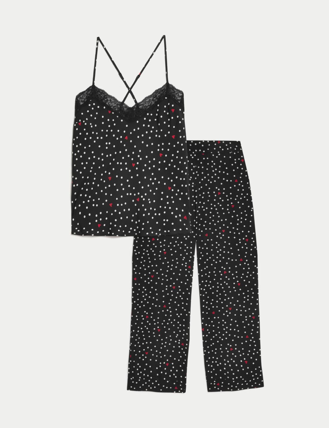Dream Satin™ Puantiye Desenli Pijama Takımı