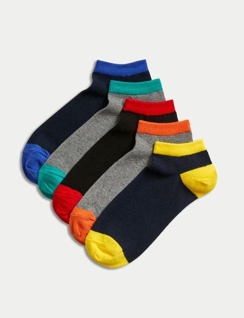Multi Renk 5'li Freshfeet™ Çorap Seti