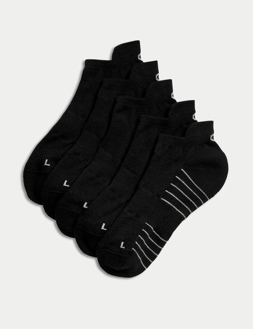 Siyah 5'li Trainer Liners™ Spor Çorabı Seti