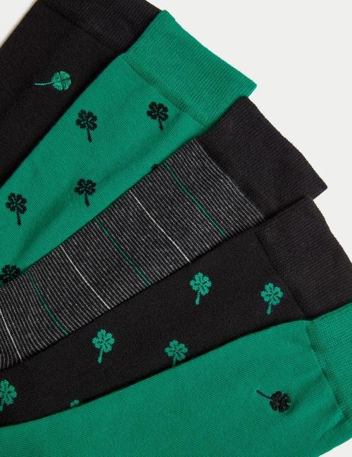 Yeşil 5'li Cool & Fresh™ Çorap Seti