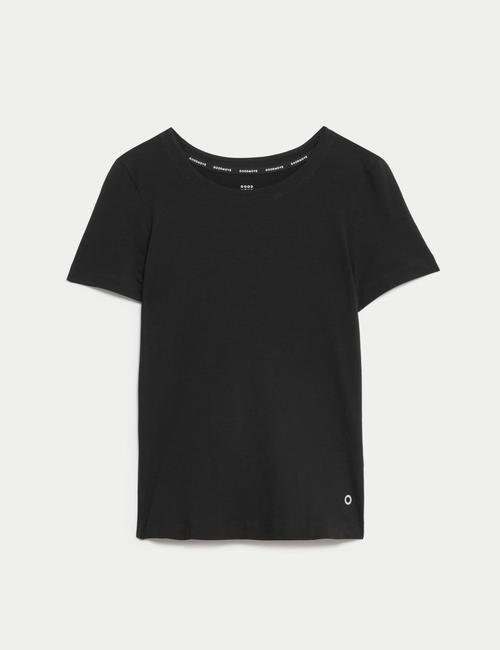 Siyah Regular Fit Kısa Kollu T-Shirt