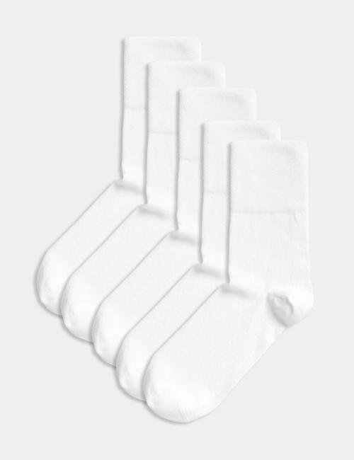 Beyaz 5'li Freshfeet™ Çorap Seti