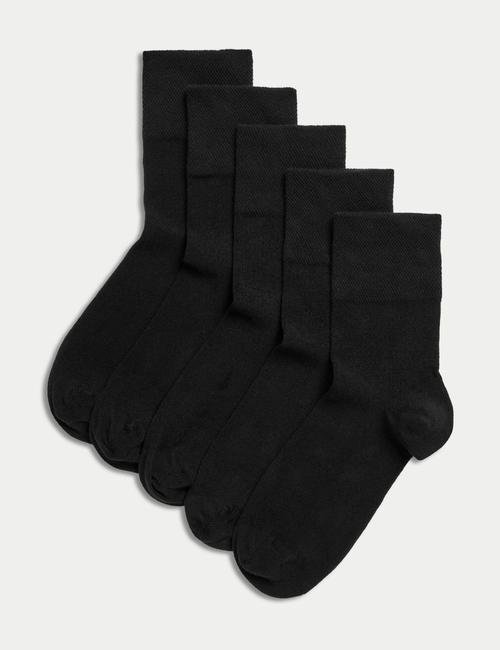 Siyah 5'li Freshfeet™ Çorap Seti
