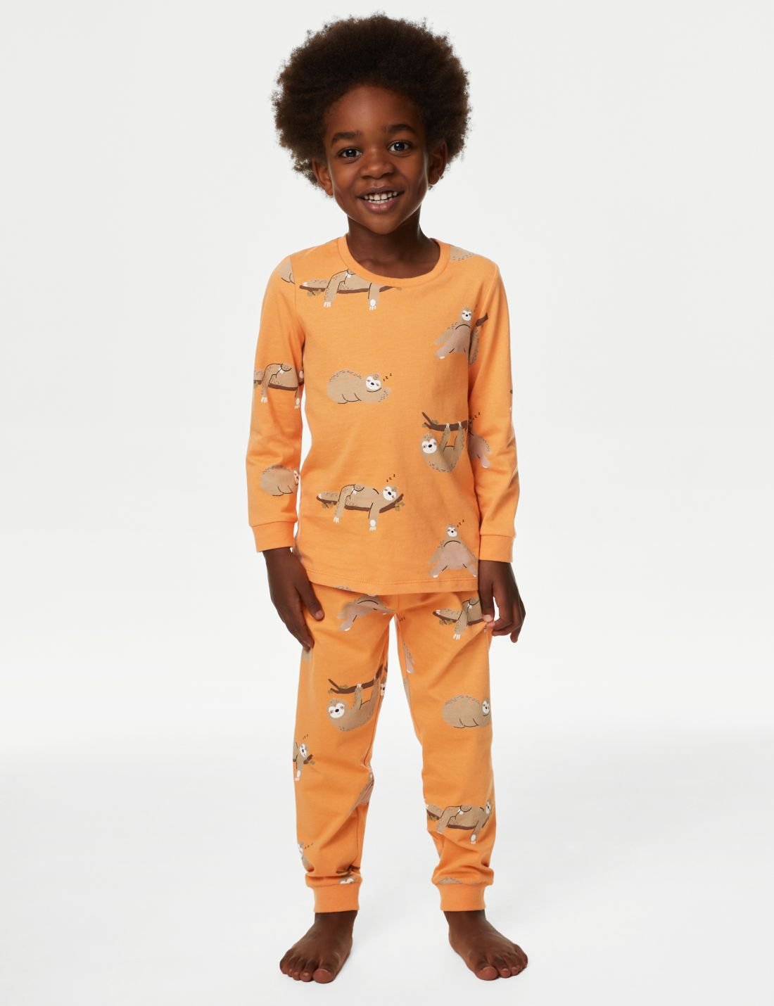 Saf Pamuklu Desenli Pijama Takımı (1-8 Yaş)