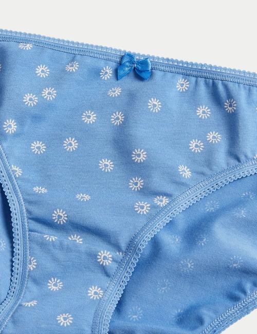 Mavi 5'li Cotton Lycra® Bikini Külot Seti