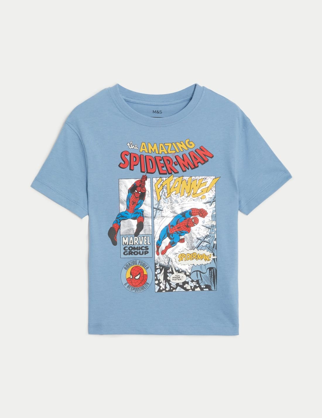 Saf Pamuklu Spider-Man:trade_mark: T-Shirt (2-7 Yaş)
