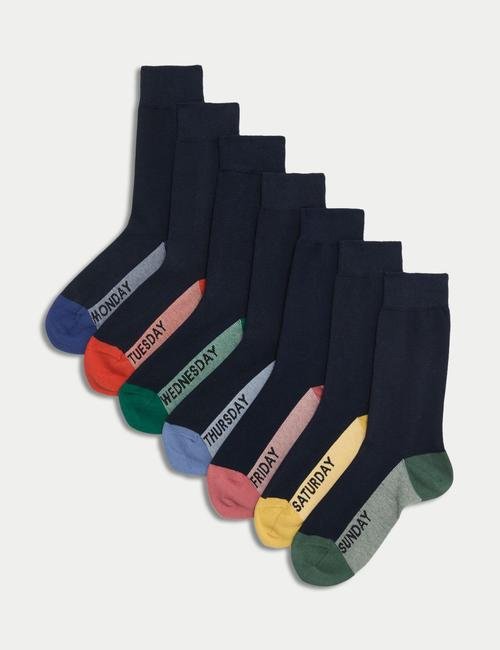 Multi Renk 7'li Cool & Fresh™ Çorap Seti