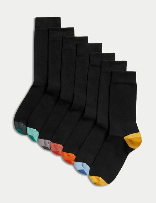 Siyah Mix 7'li Cool & Fresh™ Çorap Seti