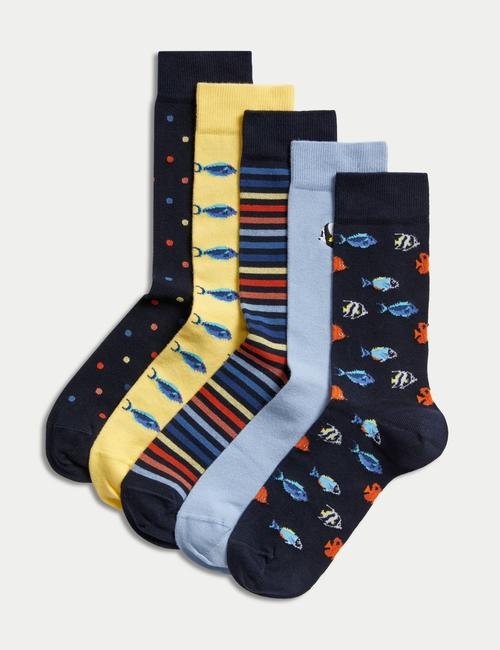 Sarı 5'li Cool & Fresh™ Çorap Seti