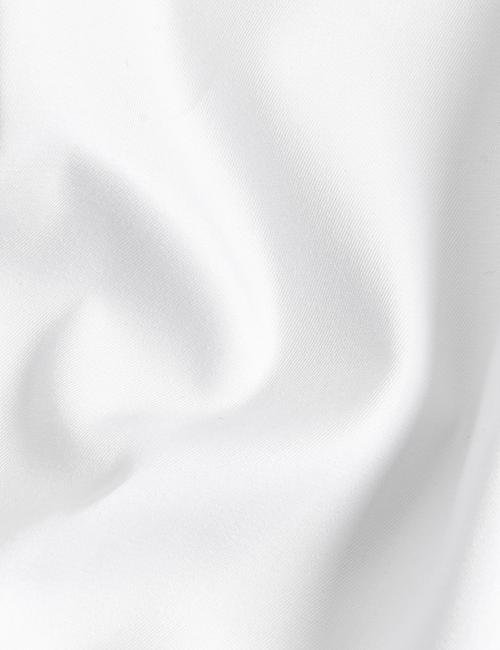 Beyaz Saf Pamuklu Regular Fit Kısa Kollu Gömlek