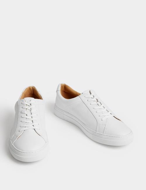 Beyaz Freshfeet™ Regular Fit Bağcıklı Spor Ayakkabı